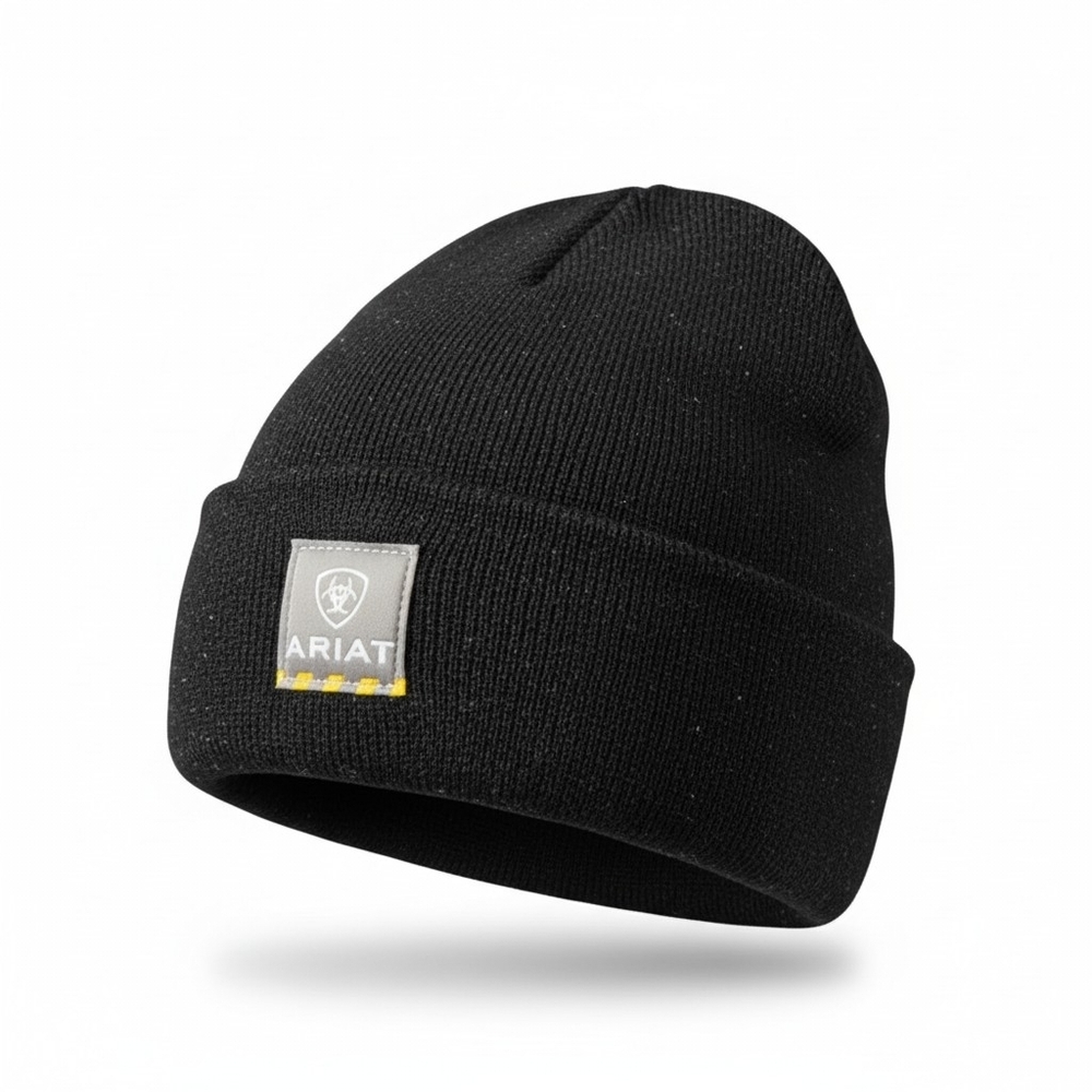 Ariat Rebar Watch Cap Beanie - Black
